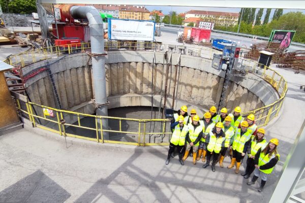 Exkurze na stavbu metra v Praze