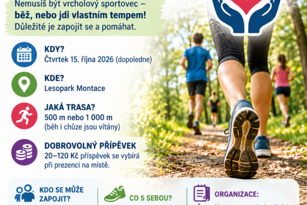 ŠKOLNÍ CHARITATIVNÍ BĚH – BĚŽÍME PRO HOSPIC